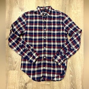 Men’s Club Monaco Slim‎ Fit Flannel Button Down Shirt- Size XS- Pre-owned